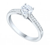 Diamond engagement ring in 18 Karat gold - R16773 - image 1