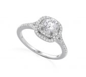 Diamond engagement ring in 18 Karat gold - R53888 - image 1