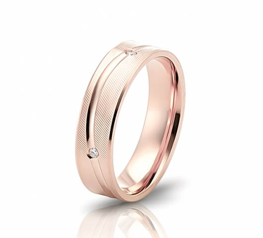 Wedding ring in 18 Karat gold - WRW002 - image 3