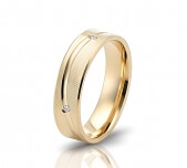 Wedding ring in 18 Karat gold - WRW002 - image 2