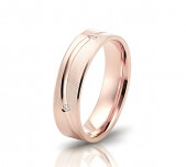 Wedding ring in 18 Karat gold - WRW002 - image 3