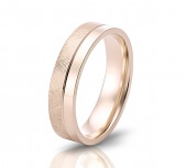 Wedding ring in 18 Karat gold - WRM005 - image 3