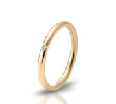 Wedding ring in 18 Karat gold - WRW007 - image 2
