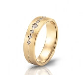 Wedding ring in 18 Karat gold - WRW008 - image 2