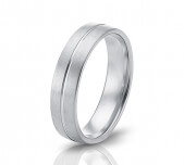 Wedding ring in 18 Karat gold - WRM008 - image 1