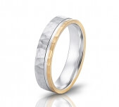 Wedding ring in 18 Karat gold - WRM011 - image 2