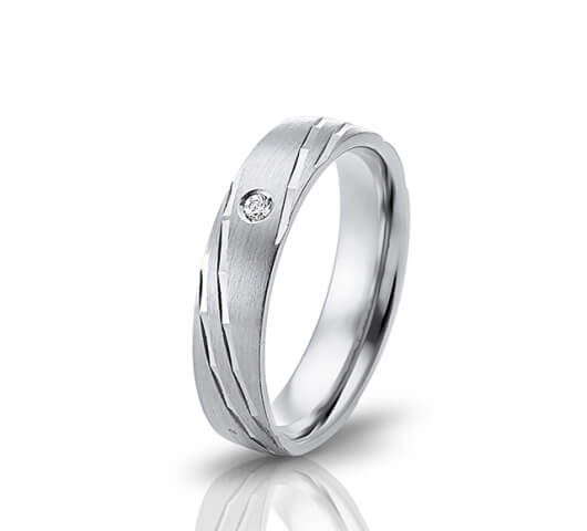 Wedding ring in 18 Karat gold - WRW012 - image 1