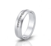 Wedding ring in 18 Karat gold - WRW016 - image 1