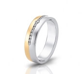 Wedding ring in 18 Karat gold - WRW016 - image 2