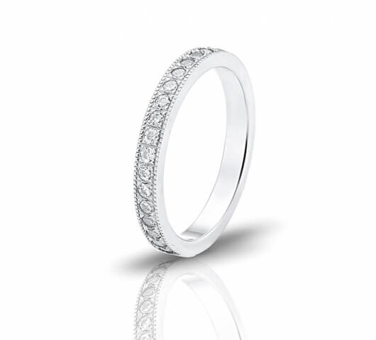 Wedding ring in 18 Karat gold - WRW020 - image 1