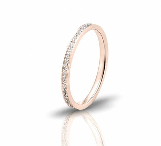 Wedding ring in 18 Karat gold - WRW024 - image 3