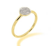 Engagement ring in 18 karat gold - SOL005 - image 2
